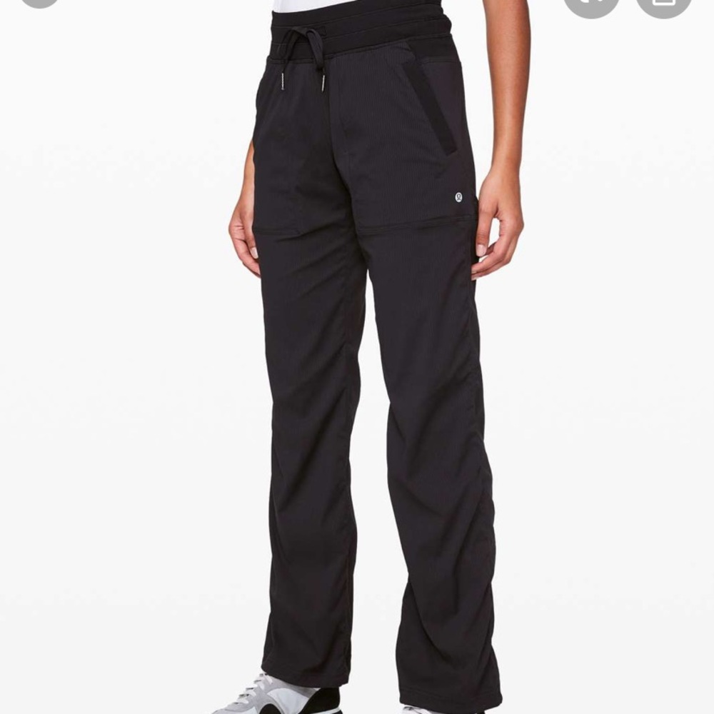 Lululemon black dance studio pant unlined